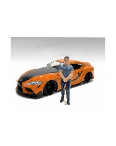 1/18 Scale Car Meet 3 Figure 4 American Diorama Diorama Accessory