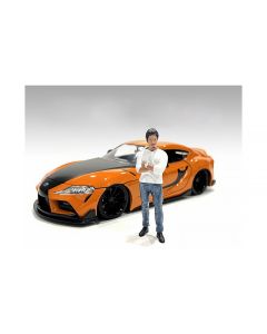 1/18 Scale Car Meet 3 Figure 8 American Diorama Model Accessory