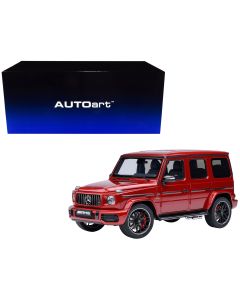 2019 Mercedes-Benz AMG G63 1/18 Model Car Cardinal Red Metallic by Autoart