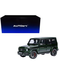 2019 Mercedes-Benz AMG G63 Model Car 1/18 Emerald Green Metallic by Autoart