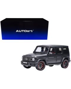 2019 Mercedes-Benz AMG G63 Matt Black 1/18 Scale Model Car by Autoart