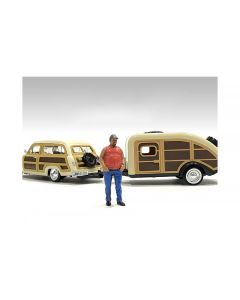 1/24 Scale Model Campers Figure by American Diorama