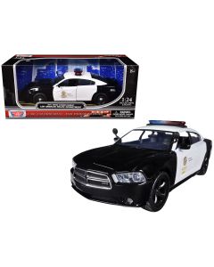 2011 Dodge Charger Pursuit LAPD Diecast Model 1/24 by Motormax - Police Car