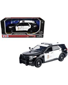 2022 Ford Police Interceptor Utility LAPD Diecast Model Car 1/24 by Motormax