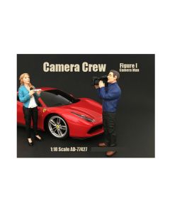 2023 Camera Man Figurine Camera Crew for 1/18 Scale Models by American Diorama