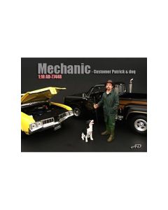 1:18 Scale Dog Figurine for Models by American Diorama