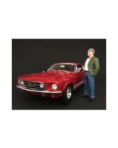 70's Style Figurine VII 1/24 Scale Models American Diorama Retro Miniature Figure