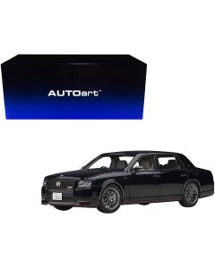 2023 Toyota Century GRMN RHD Black 1/18 Model Car by Autoart