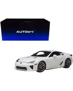 1/18 Lexus LFA Whitest White Red Black Interior Model Car by Autoart