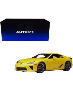 1/18 Lexus LFA Model Car Pearl Yellow Red Black Interior by Autoart
