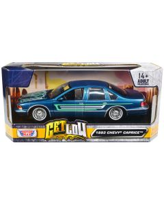 1993 Chevrolet Caprice Lowrider Blue Metallic 1/24 Diecast Model Car Motormax