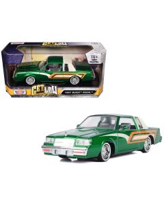 1987 Buick Regal 3.8 SFI Turbo Diecast Model Car, Green Metallic, 1/24 Scale, Motormax