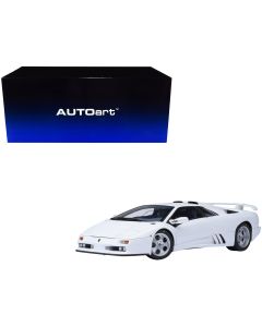 1995 Lamborghini Diablo SE30 Jota Impact White 1/18 Model Car by Autoart