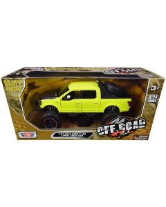 2019 Ford F-150 Lariat Crew Cab Pickup Truck 1/27 Diecast Model Car Motormax Green
