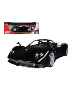 2005 Pagani Zonda F Black 1/18 Diecast Model Car by Motormax