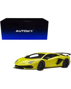 2019 Lamborghini Aventador SVJ 1/18 Model Car Giallo Tenerife Autoart Collectible
