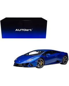 1/18 Lamborghini Huracan EVO Blu Nethuns Blue Model Car Autoart