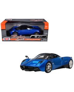 2023 Pagani Huayra Blue 1/24 Diecast Model Car - Motormax Collectible