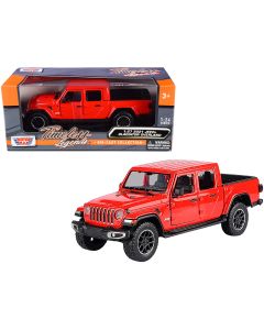 2021 Jeep Gladiator Overland Red Diecast Model Truck 1/24-1/27 by Motormax