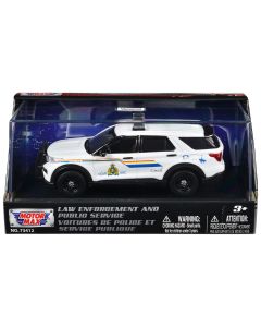 2022 Ford Police Interceptor Utility RCMP Diecast Model 1/43 by Motormax