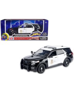 2015 Ford Police Interceptor Utility LAPD 1/24 Diecast Model Car with Lights & Sounds