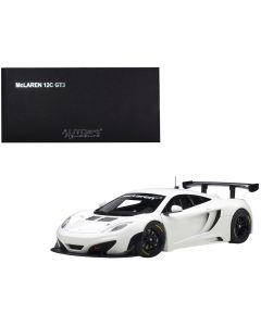 2012 McLaren 12C GT3 White 1/18 Diecast Model Car by Autoart