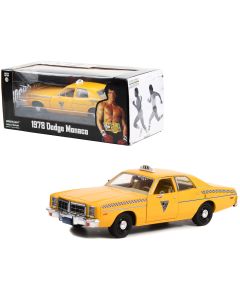 1978 Dodge Monaco Taxi City Cab Co. Diecast Model Car 1/24 Greenlight Rocky III