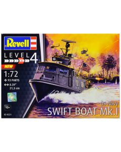 1971 Revell 1/72 Scale US Navy Swift Boat Mk.I Model Kit - Level 4