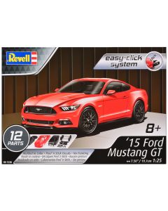 2015 Ford Mustang GT 1/25 Scale Model Kit - Revell Easy-Click Level 2