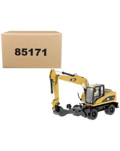 2017 CAT Caterpillar M316D Wheel Excavator Diecast Model 1/50 by Diecast Masters