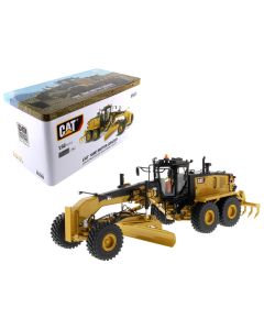 2023 CAT Caterpillar 16M3 Motor Grader Diecast Model 1/50 Scale by Diecast Masters