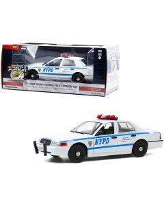 2011 Ford Crown Victoria Police Interceptor NYPD Diecast Model Car 1/24 Greenlight