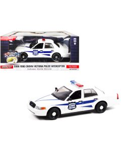 2008 Ford Crown Victoria Police Interceptor 1/24 Diecast Model Car Greenlight