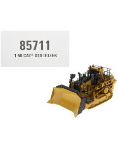 2023 CAT Caterpillar D10 Dozer 1/50 Diecast Model Yellow High Line Series