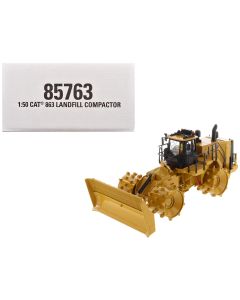 2023 CAT Caterpillar 836 Landfill Compactor 1/50 Diecast Model - Yellow High Line Series