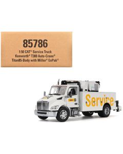 2023 Kenworth T380 Auto-Crane Titan 85 Truck with Miller EnPak 1/50 Diecast Model
