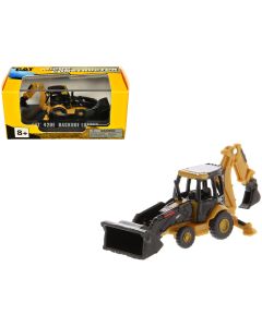 2018 CAT Caterpillar 420E Backhoe Loader Diecast Model Yellow Micro-Constructor Series