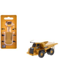 2023 CAT Caterpillar 770 Off-Highway Truck Diecast Keychain Yellow Model