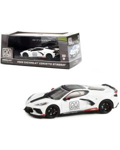 2020 Chevrolet Corvette C8 Stingray Diecast Model Car 1/43 Greenlight Pace Car