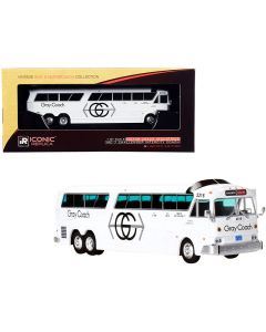 2023 MCI MC-7 Challenger Intercity Coach Bus Diecast Model - Gray Coach Toronto 1/87