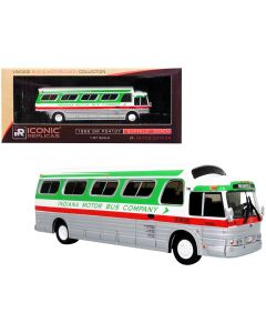 1966 GM PD4107 Coach Bus Buffalo Diecast Model 1/87 - Indiana Motor Bus Co.