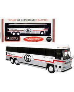 1980 MCI MC-9 Crusader II Vintage Intercity Coach Bus Diecast Model 1/87 by Iconic Replicas