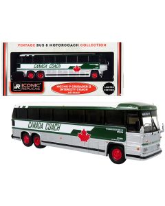 1980 MCI MC-9 Crusader II Intercity Coach Bus Diecast Model 1/87 HO Iconic Replicas