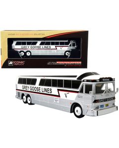 2023 MCI MC-7 Challenger Intercity Coach Grey Goose Lines 1/87 Diecast Model