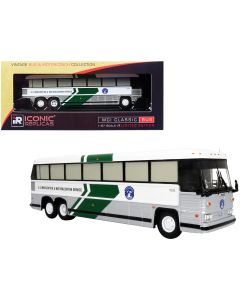 1970 MCI MC-12 Coach Bus U.S. Immigration Service 1/87 Diecast Model Iconic Replicas