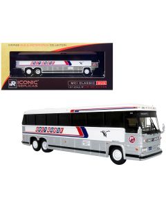 2023 MCI MC-12 Coach Classic Bus Grey Goose Lines 1/87 Diecast Model - Winnipeg