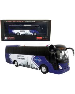 2023 TEMSA TS 35E Bus Diecast Model - NYC Gray Line Big Apple Tour 1/87 Scale