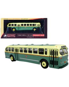 1952 CCF-Brill CD-44 Transit Bus Diecast Model 1/87 HO Chicago CTA Vintage