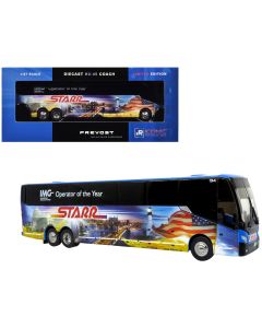 2023 Prevost H3-45 Coach Bus Starr Tours Limited Edition 1/87 Diecast Model