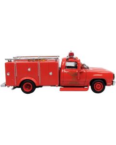 1974 Dodge D-300 Rescue Unit Diecast Model HO 1/87 Limited Edition Red Squad 51